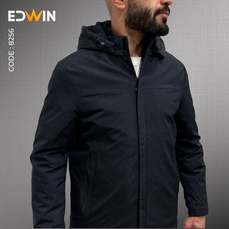 «کاپشن مردانه ضدآب دوپوش کد 8256 رویه برزنت Phoenix واترپروف» «کاپشن کلاه‌دار مردانه ضدباد و باران با آستر خز جداشونده» «کاپشن مردانه سایز بزرگ M تا 5XL مدل دوپوش کد 8256»