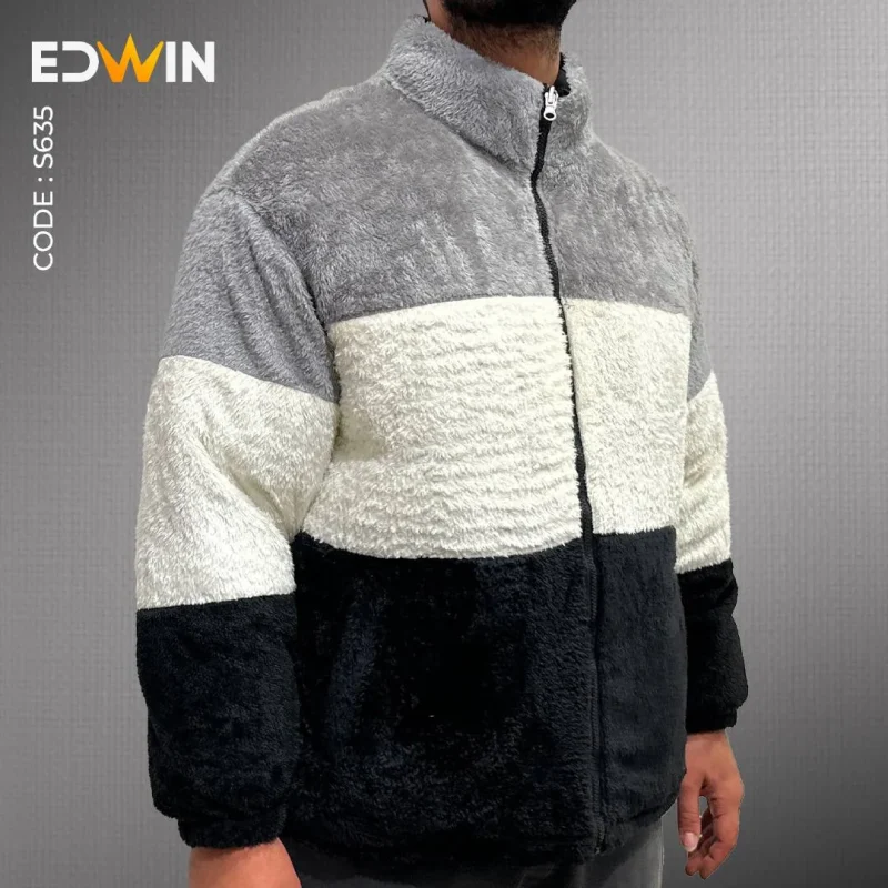 کاپشن دو رو مردانه سمت برزنت ضد آب کد s635