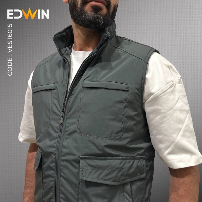 پافر مردانه ضد آب برزنت Phoenix آستر بادی ضخیم مدل vest 6015 - تصویر 13