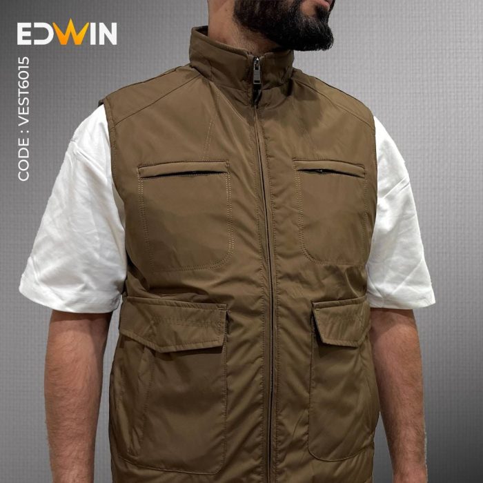 پافر مردانه ضد آب برزنت Phoenix آستر بادی ضخیم مدل vest 6015 - تصویر 5