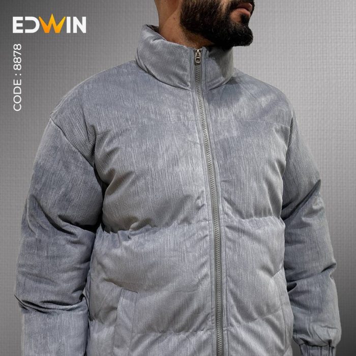 کاپشن مردانه مخمل کبریتی آستر دوبل پشم شیشه مدل 8878 - تصویر 13