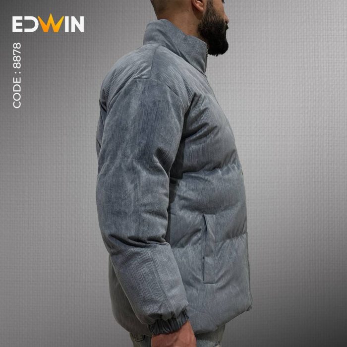 کاپشن مردانه مخمل کبریتی آستر دوبل پشم شیشه مدل 8878 - تصویر 14