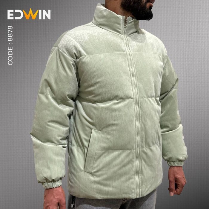 کاپشن مردانه مخمل کبریتی آستر دوبل پشم شیشه مدل 8878 - تصویر 2