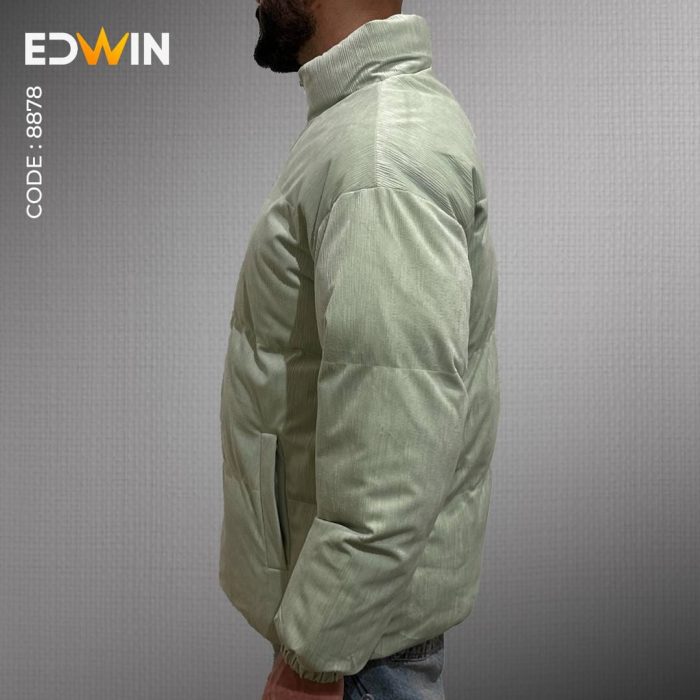 کاپشن مردانه مخمل کبریتی آستر دوبل پشم شیشه مدل 8878 - تصویر 3