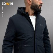 کاپشن مردانه ضد آب کلاه دار آستر بادی ضخیم مدل 8806 - تصویر 13