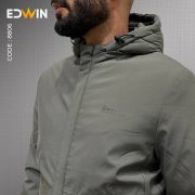 کاپشن مردانه ضد آب کلاه دار آستر بادی ضخیم مدل 8806 - تصویر 4