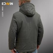 کاپشن مردانه ضد آب کلاه دار آستر بادی ضخیم مدل 8806 - تصویر 6