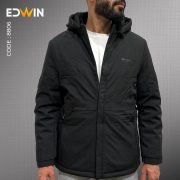 کاپشن مردانه ضد آب کلاه دار آستر بادی ضخیم مدل 8806 - تصویر 7