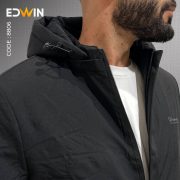 کاپشن مردانه ضد آب کلاه دار آستر بادی ضخیم مدل 8806 - تصویر 11